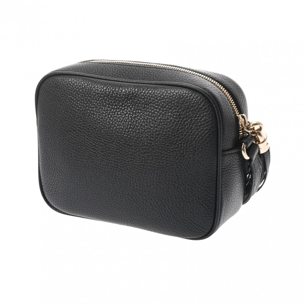 Gucci Bag GG Soho Leather Shoulder Black Interlocking
